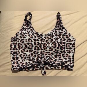 SHEIN Animal Print Sleeveless Top